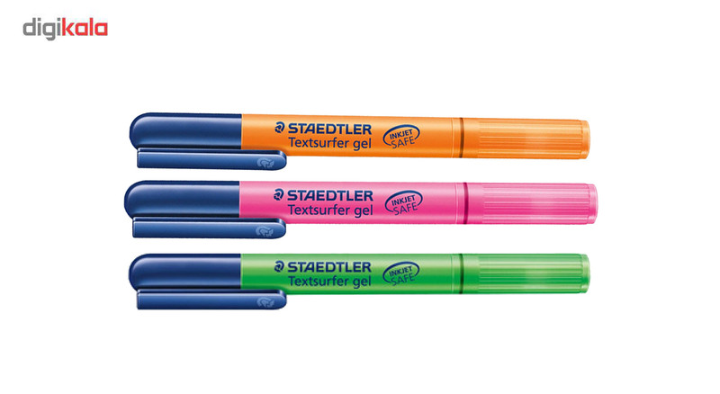 ماژیک علامت گذاری استدلر مدل Textsurfer gel بسته سه عددی