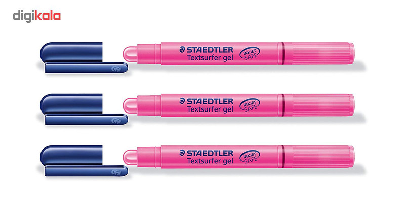 ماژیک علامت گذاری استدلر مدل Textsurfer gel بسته سه عددی