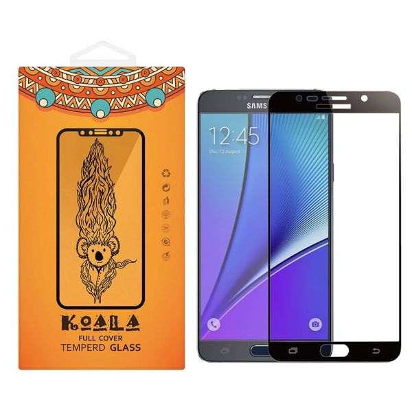 محافظ صفحه نمایش شیشه ای کوالا مدل Full Glue مناسب برای گوشی موبایل سامسونگ Galaxy Note 5 محافظ صفحه نمایش شیشه ای کوالا مدل Full Glue مناسب برای گوشی موبایل سامسونگ Galaxy Note 5