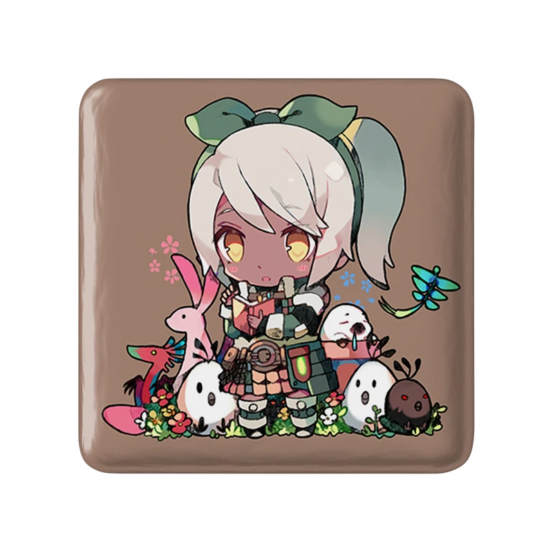 مگنت خندالو طرح بازی شکارچی هیولا (Monster Hunter) مدل مربعی کد 33256