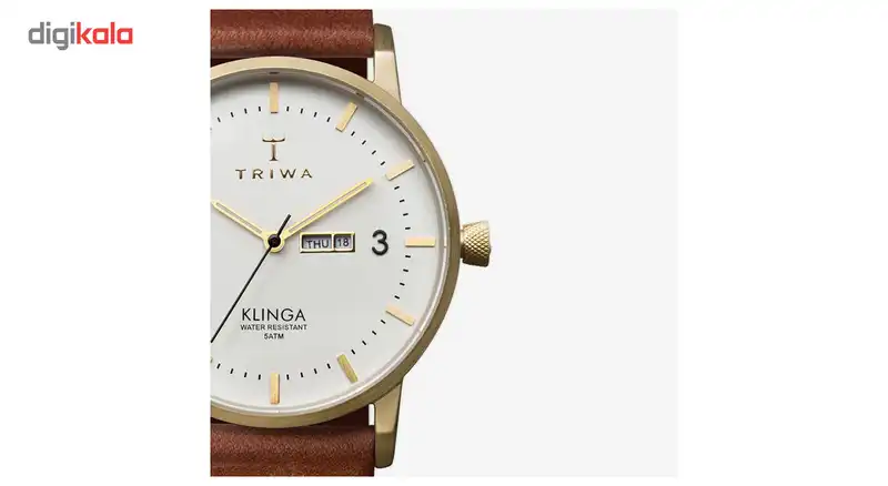 ساعت مچی عقربه ای تریوا مدل Ivory Klinga brown
