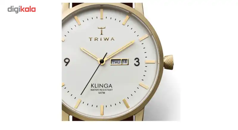 ساعت مچی عقربه ای تریوا مدل Ivory Klinga brown