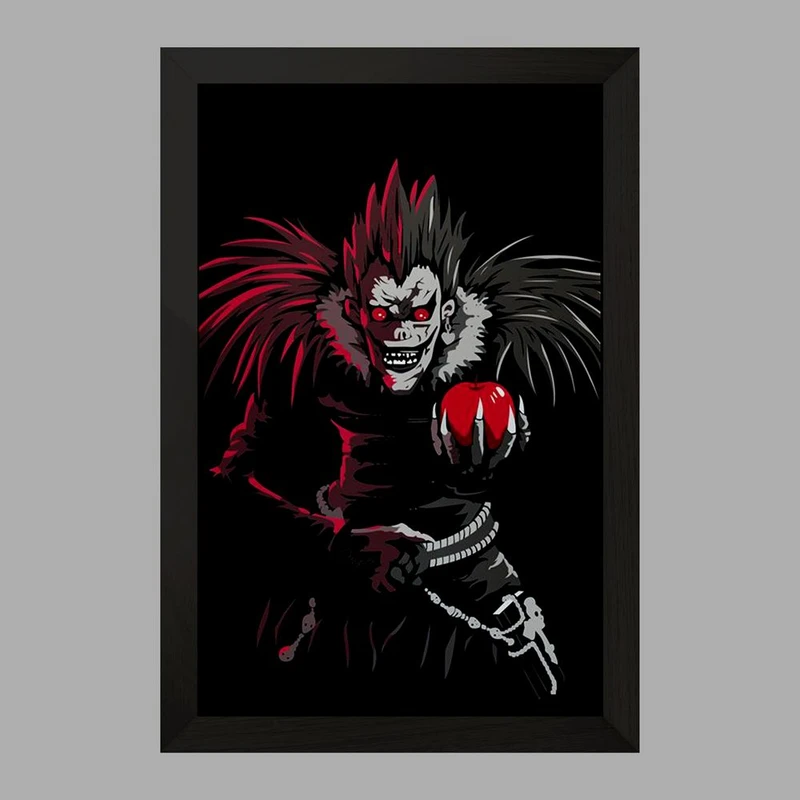 تابلو خندالو مدل شینیگامی ریوک انیمه دفترچه مرگ Death Note  کد 11323