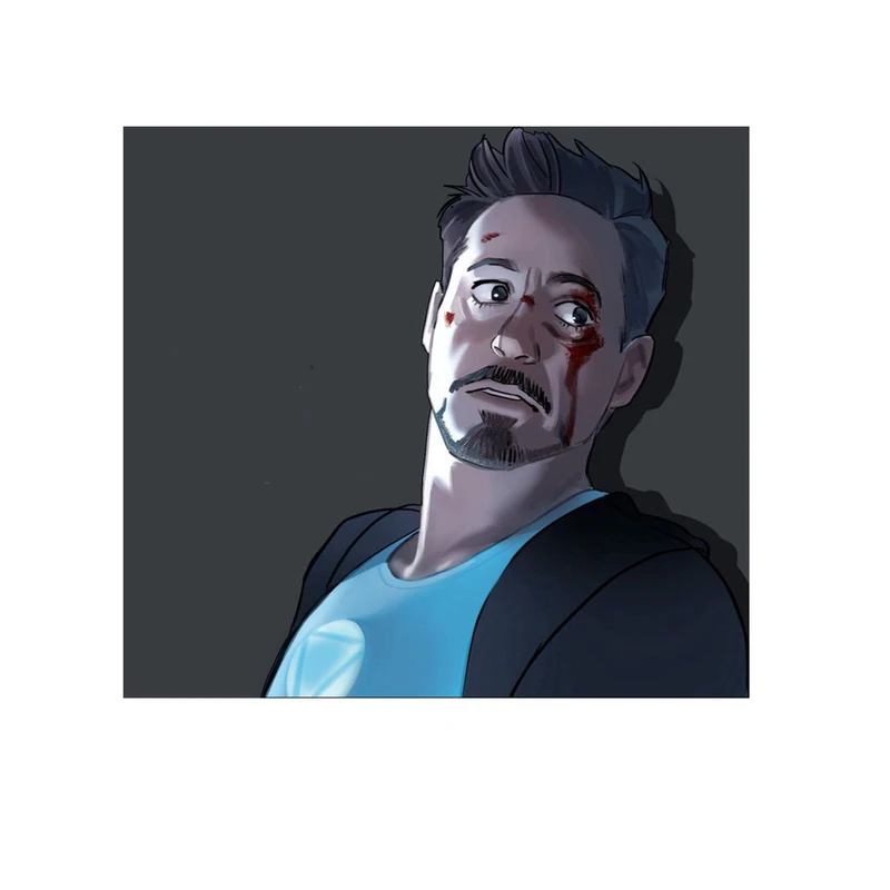 استیکر لپ تاپ و موبایل مدل سریال طرح فیلم مرد آهنی تونی استارک Iron Man Tony Stark کد 2773