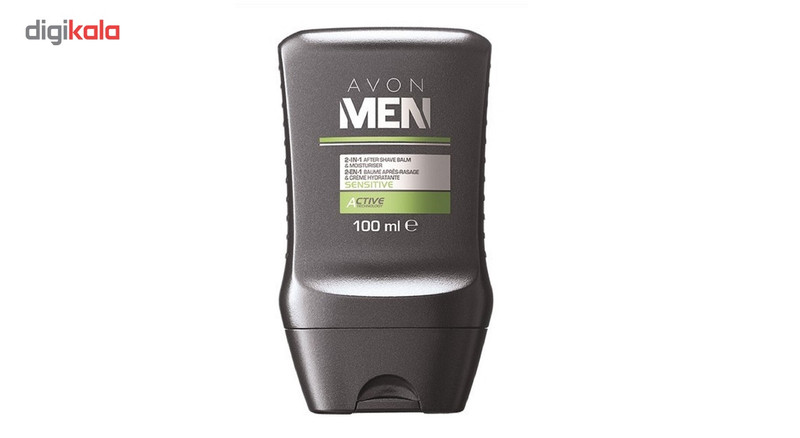 افتر شیو آون مدل Avon Men Sensitive 2-1 After Shave Balm and Moisturiser حجم 100 میلی لیتر