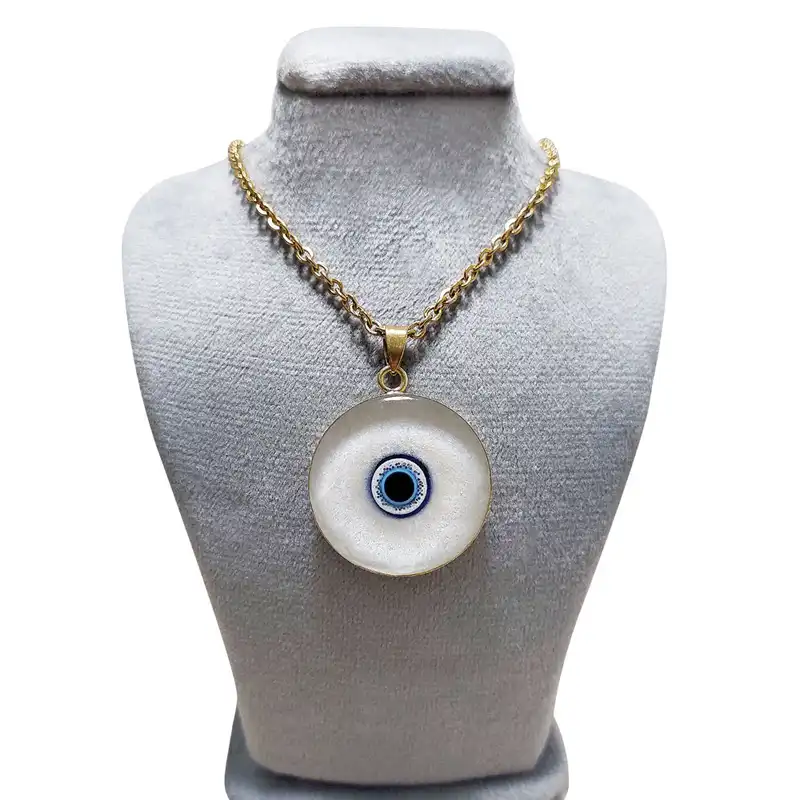 گردنبند زنانه مدل چشم نظر کد P023