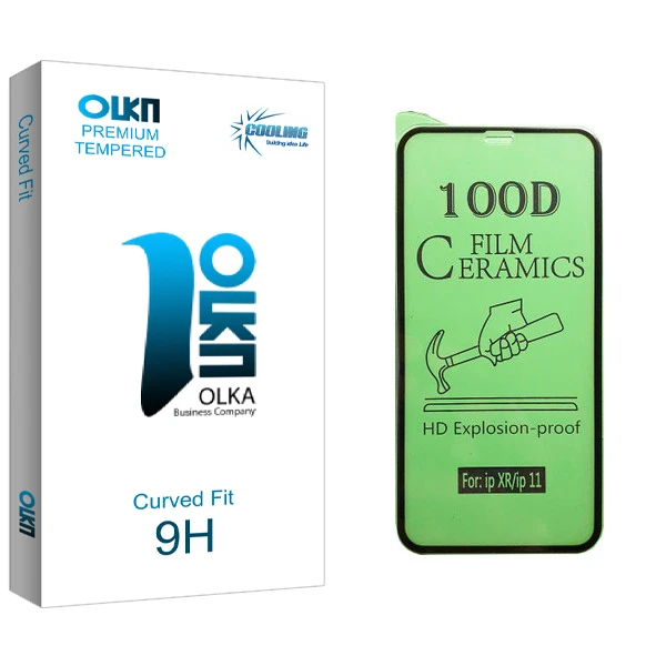 محافظ صفحه نمایش سرامیکی کولینگ مدل Olka glass مناسب برای گوشی موبایل اپل iPhone 11