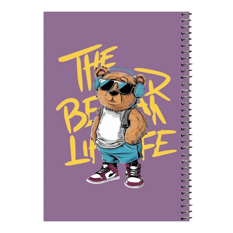 دفتر مشق 80 برگ اس جی مدل تدی هدفون    