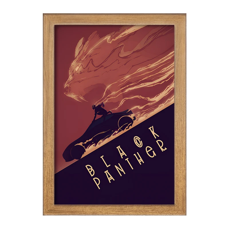 تابلو خندالو مدل Black panther کد F10513