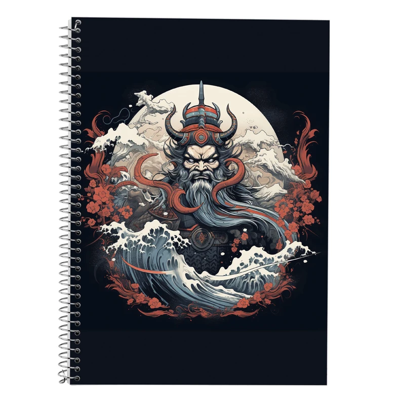 دفتر زبان 50 برگ مدوپد مدل سه خط طرح Vindland Saga کد DF3187