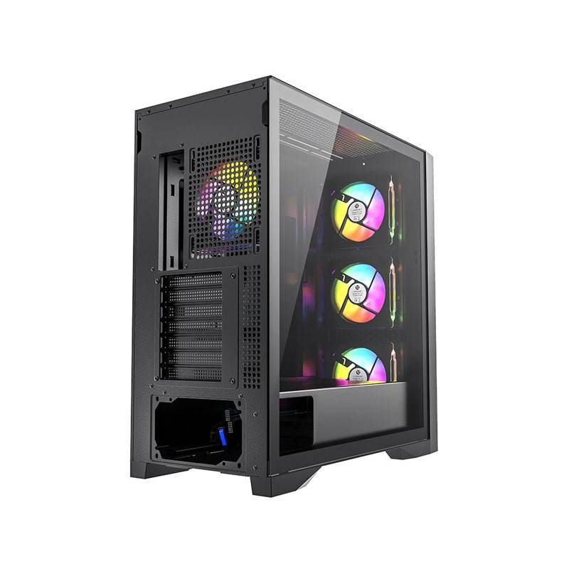 کیس کامپیوتر گیمینگ لاجی کی مدل LK-C634B
