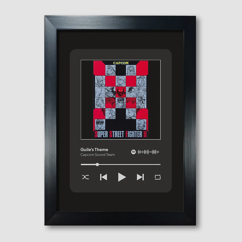 تابلو مدل موزیکال طرح street fighter