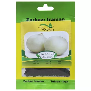 بذر پیاز سفید بهاره زربذر ایرانیان مدل دایکوندرا کد ZBP-55