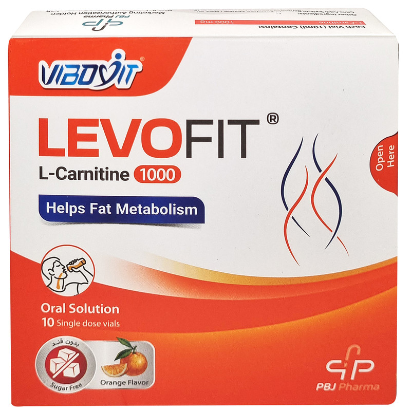 ویال خوراکی لووفیت ال کارنیتین 1000 پارس بهروزان جم بسته 10 عددی
