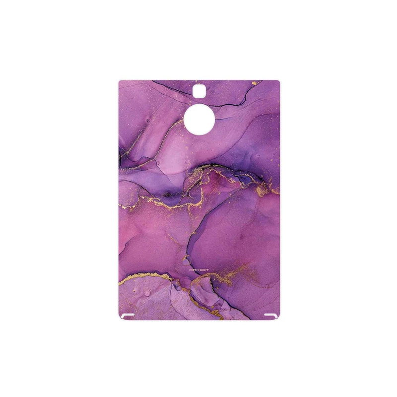 برچسب پوششی ماهوت مدل Purple Marble مناسب برای گوشی موبایل بلک بری Passport Silver Edition