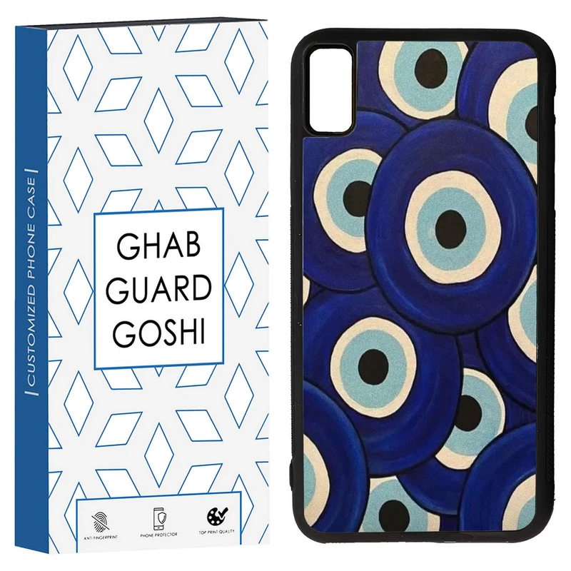 کاور قاب گارد گوشی طرح چشم زخم کد TPU-169 مناسب برای گوشی موبایل اپل Iphone XS MAX/ X MAX