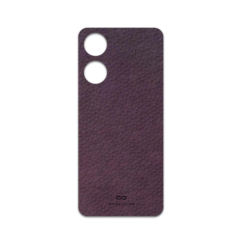 برچسب پوششی ماهوت مدل Purple-Leather مناسب برای گوشی موبایل آنر X5 Plus