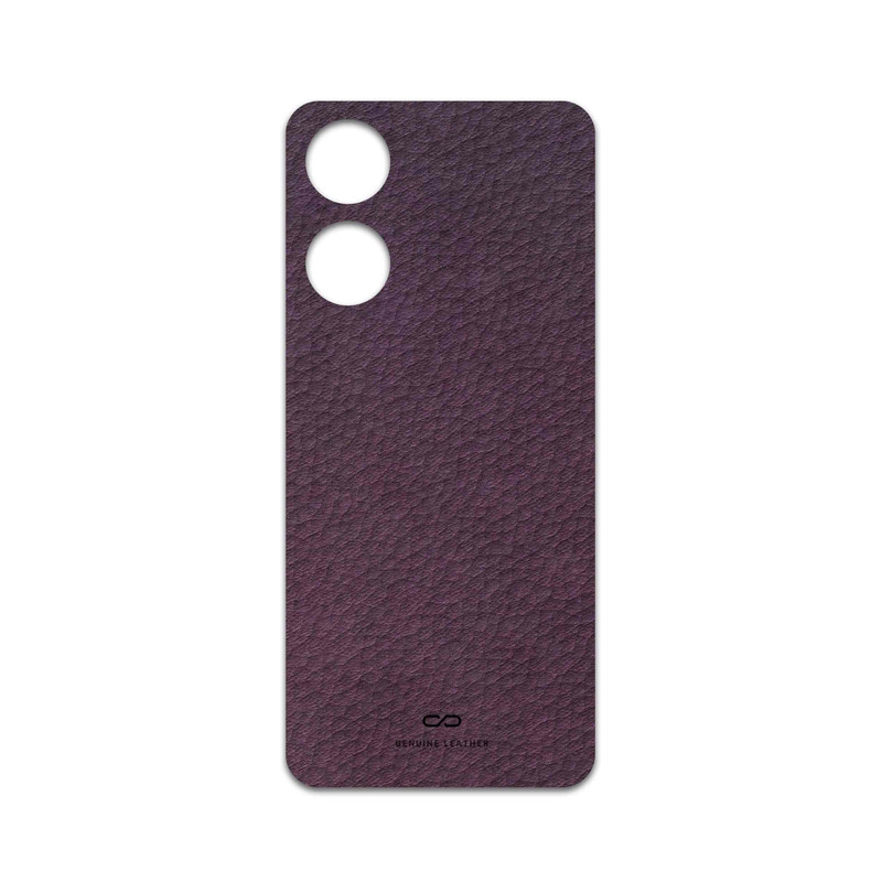 برچسب پوششی ماهوت مدل Purple-Leather مناسب برای گوشی موبایل آنر X5 Plus