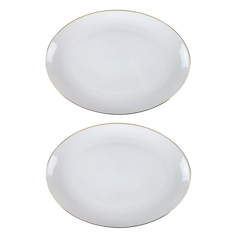 دیس شرکت صنایع چینی تقدیس مدل لب طلا بسته 2 عددی