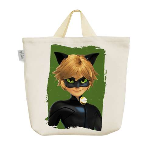 ساک خرید خندالو طرح پسر گربه ای کد 378