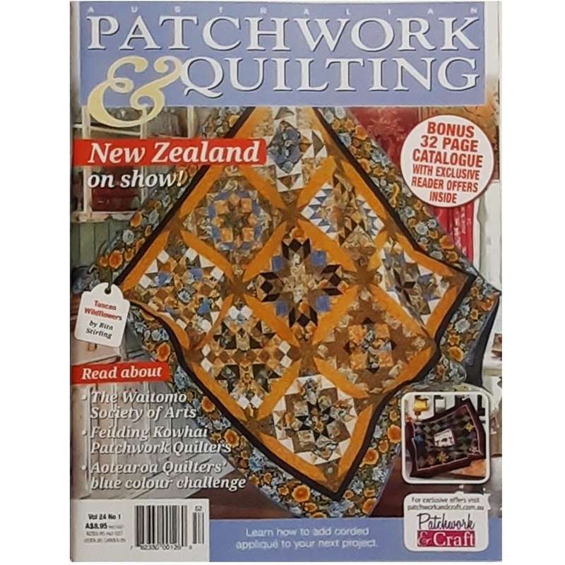 مجله Patchwork and quilting ژانویه 2020