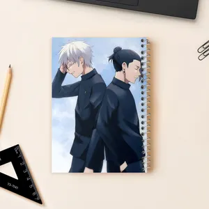 دفتر مشق 100 برگ خندالو طرح گتو و گوجو ساتورو انیمه جوجوتسو کایزن Jujutsu Kaisen کد 30172