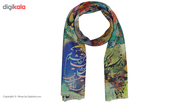 شال زنانه مدل خطاطی کد 03