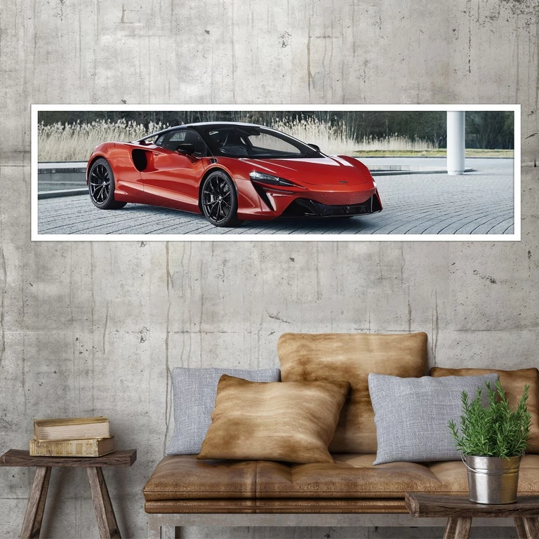 تابلو بکلیت طرح اتومبیل ماشین لامبورگینی مدل کشیده W-7893