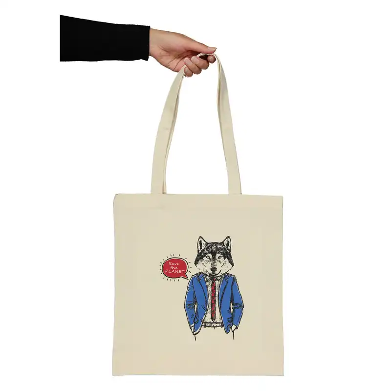 ساک خرید مانیز مدل روباه کد 0302