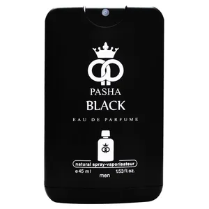  عطر جیبی مردانه پاشا مدل BLACK حجم 45 میلی لیتر