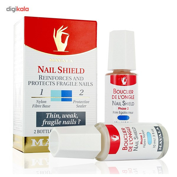 تقویت کننده ناخن ماوالا مدل Nail Shield حجم 10 میلی لیتر