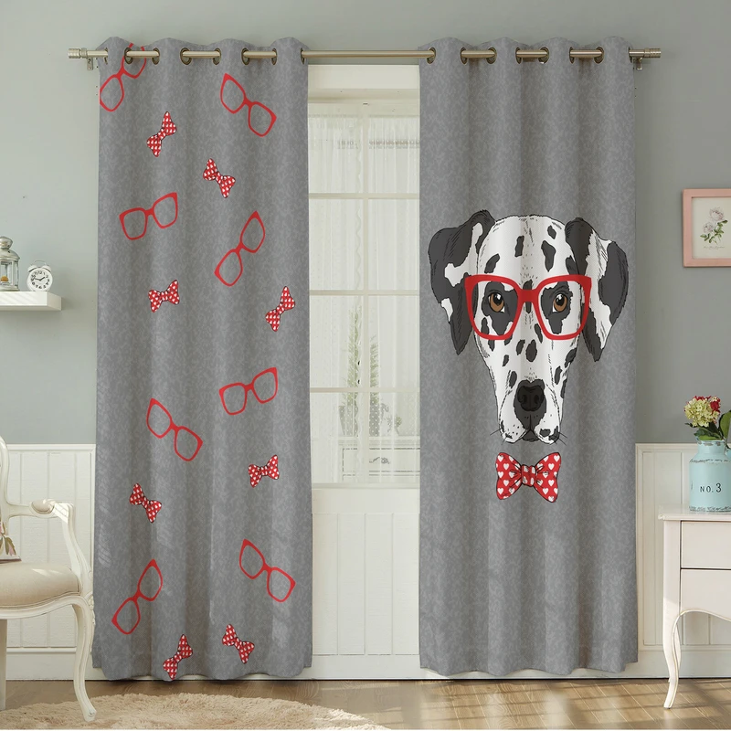 پرده نیروانا طرح کودک  مدل مخمل کد 5080سایز 140×280 سانتی متر