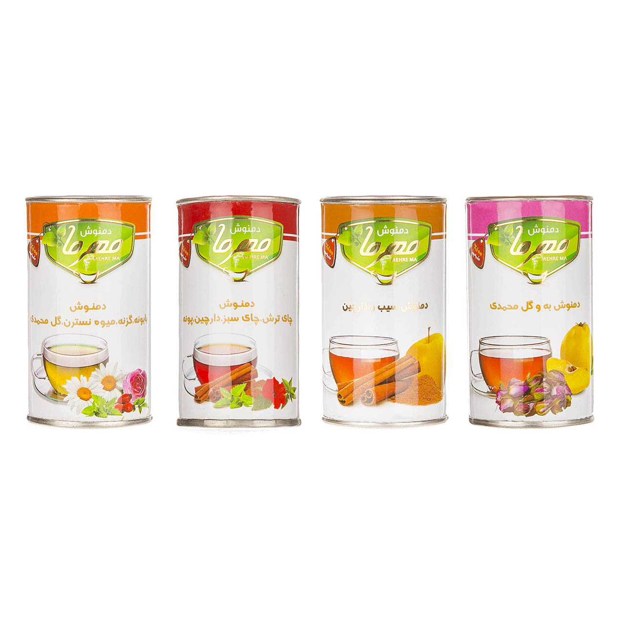دمنوش گیاهی مهرما مقدار 80 گرم بسته 4 عددی