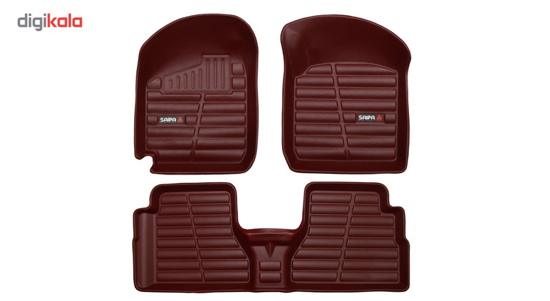 کفپوش سه بعدی چرمی خودرو لاستیک گیلان مناسب برای پراید