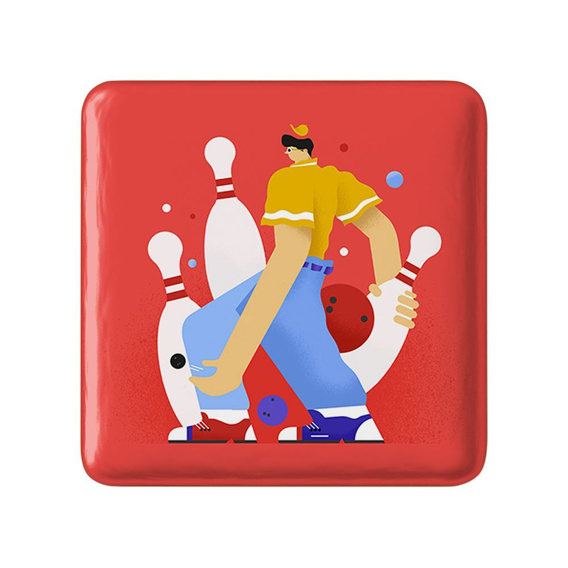 مگنت خندالو مدل بولینگ Bowling کد 28119