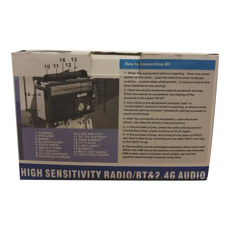 رادیو گولون مدل RX-382BT