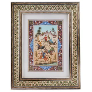 تابلو رومیزی خاتم کاری گالری مثالین طرح چوگان کد 141220