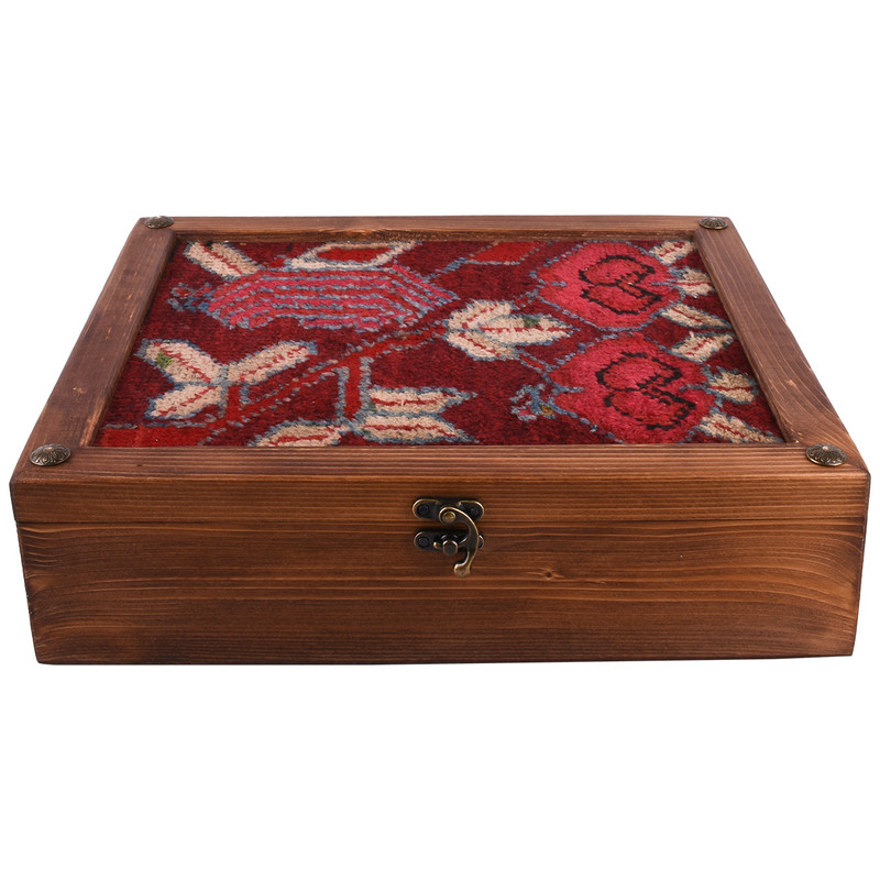 جعبه فرش گروه سه سرو طرح هندسی مدل 01-09  