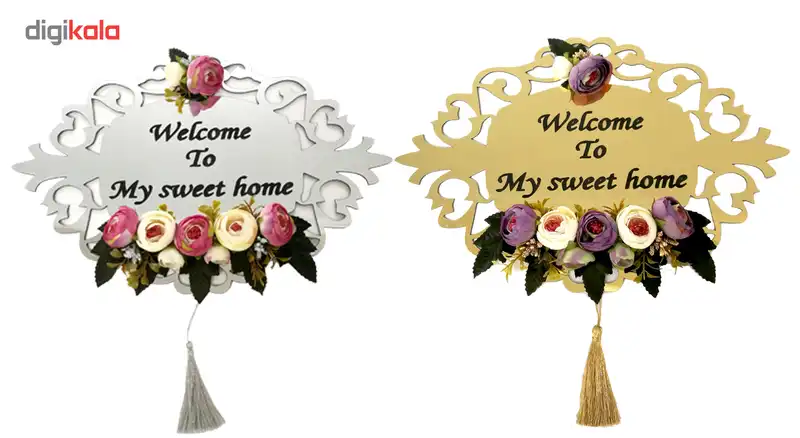 استیکر در ورودی آپارتمان مدل Silver Pink