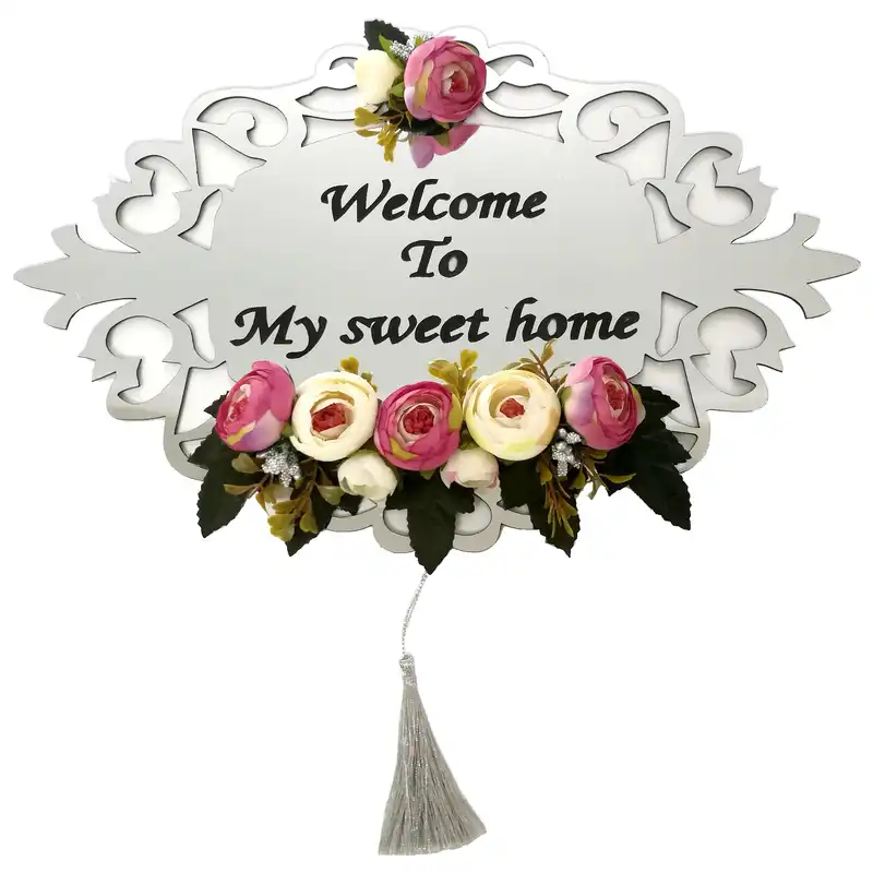 استیکر در ورودی آپارتمان مدل Silver Pink