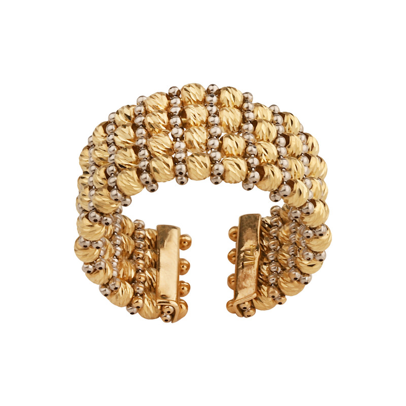 انگشتر طلا 18 عیار زنانه صلاحی گلد مدل 17531 سایز 59