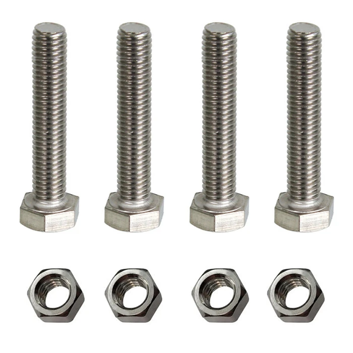 پیچ و مهره مدل Hex-12-70 مجموعه 8 عددی