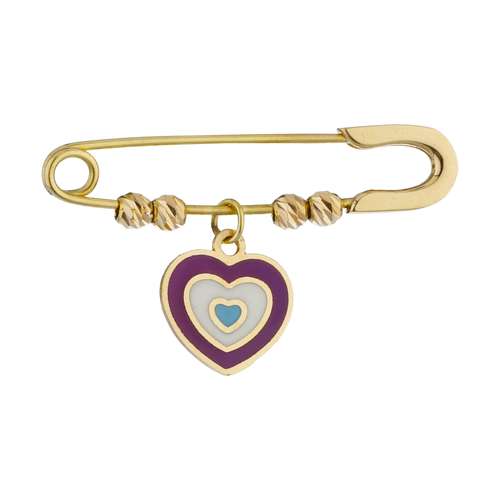 سنجاق سینه طلا دخترانه مایاماهک مدل MP0038