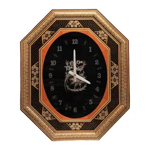 ساعت دیواری خاتم کاری  کد 2-70143