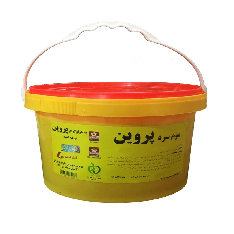 موم سرد پروین مدل Honey حجم 4000 گرم