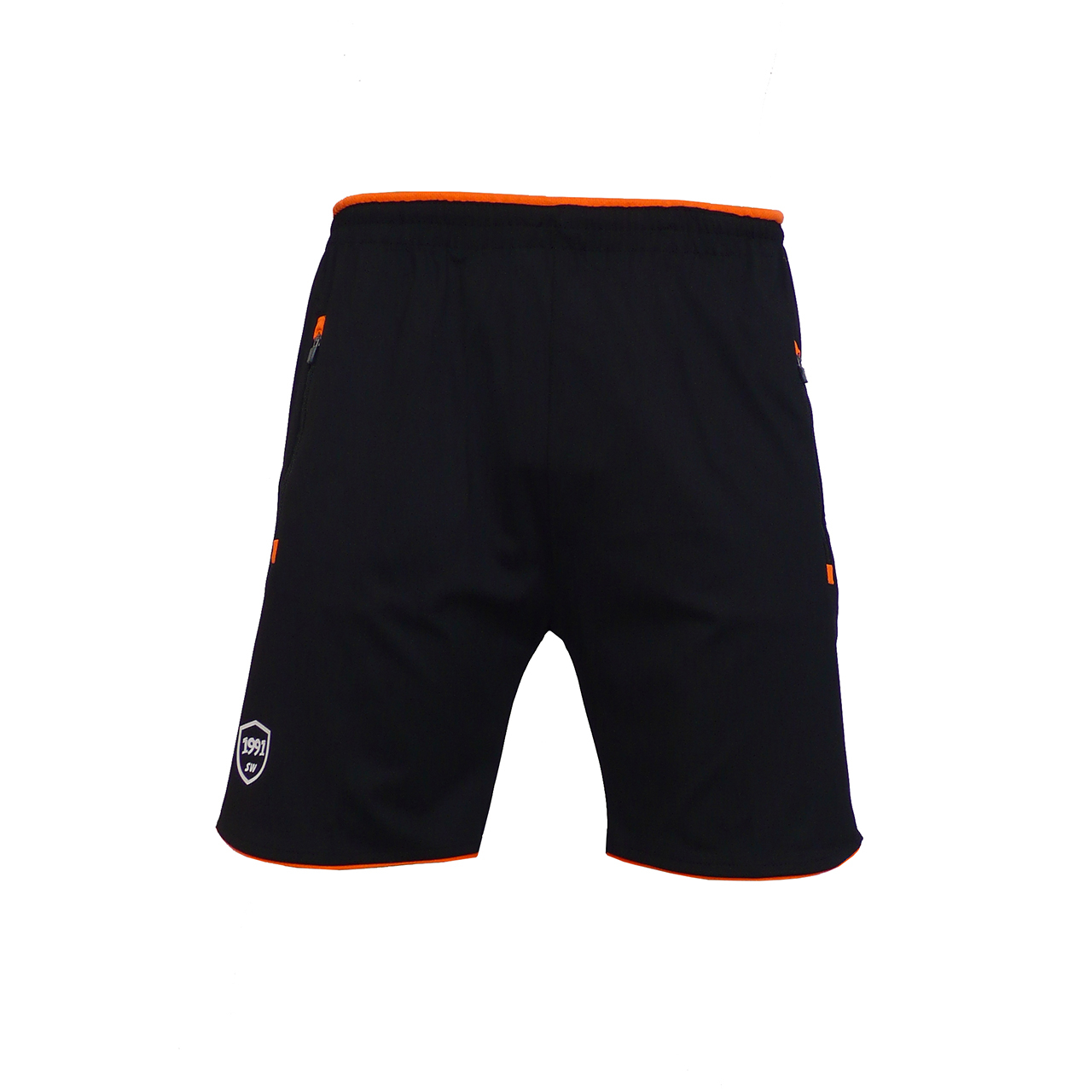شلوارک ورزشی مردانه 1991 اس دبلیو مدل Training Sport Shorts Blackorange