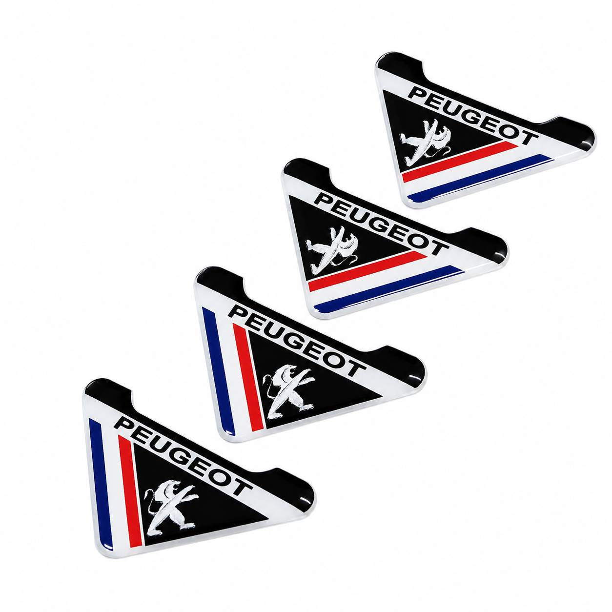 ضربه گیر پایین درب خودرو چیکال مدل مثلثی طرح PEUGEOT-FRANC کد K-589 مناسب برای انواع پژو بسته 4 عددی