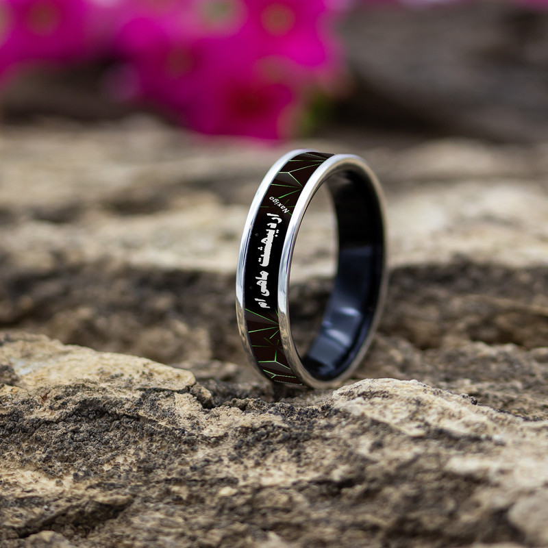 انگشتر ناکسیگو مدل شب تاب طرح اردیبهشت ماهی ام کد RB15845