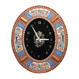 ساعت دیواری خاتم کاری کد dkh74