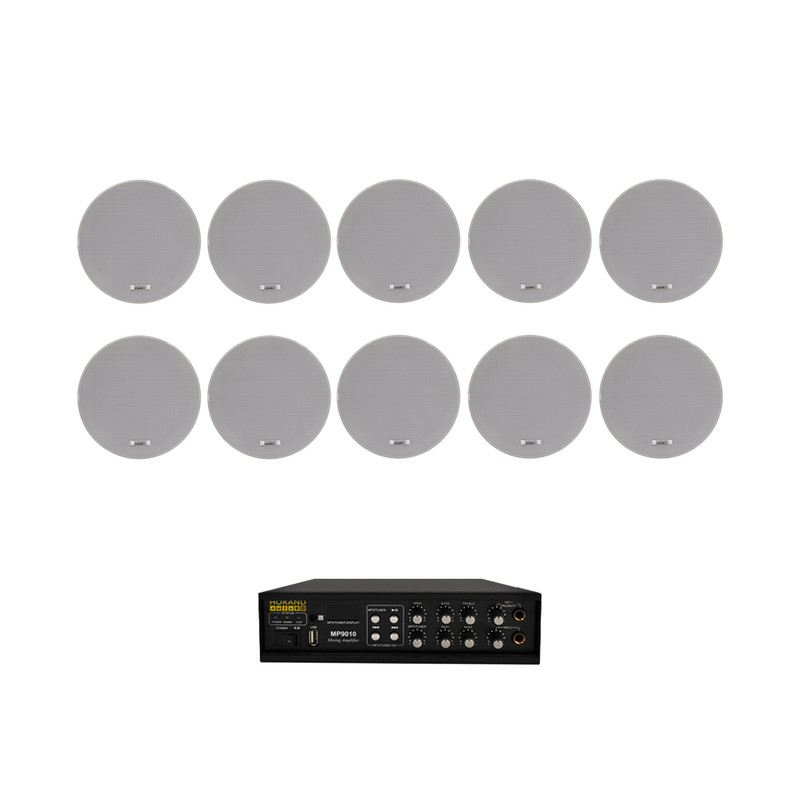 آمپلی فایر هوراند مدل SH-MP9010 به همراه بلندگوی سقفی برند هوراند مدل SH-PACS1510